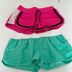 BCG and G21 Women’s athletic shorts XS pink and green